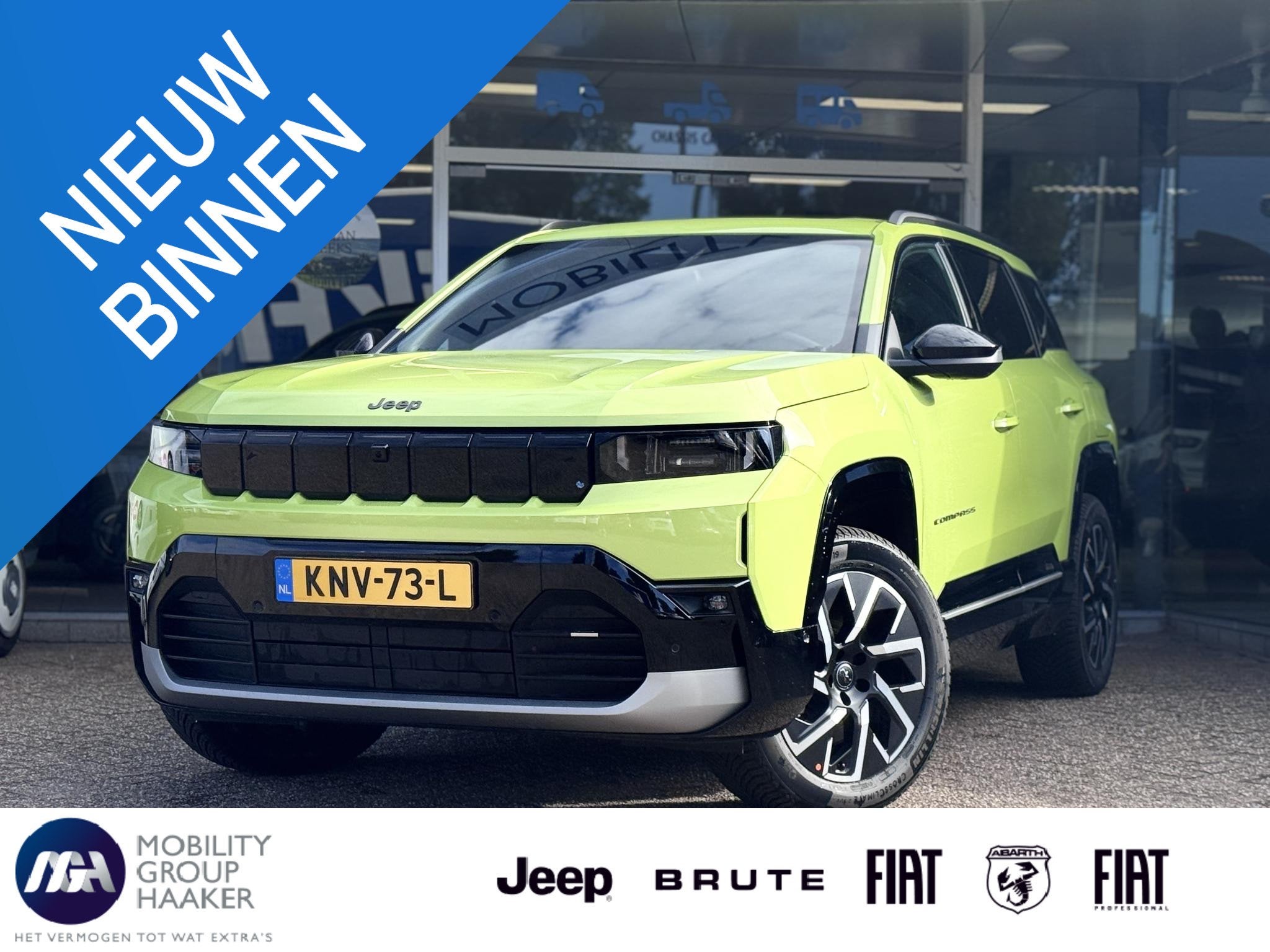 Jeep Compass First Edition 74 kWh | Schuif-kanteldak | Massa