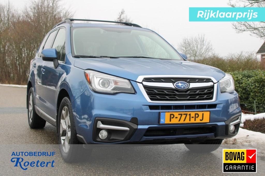 Subaru FORESTER 2.5 PZEV 218pk AWD automaat leer/ECC/ACC/pan, Automaat, Euro 6, 4 cilinders, Met garantie (alle)