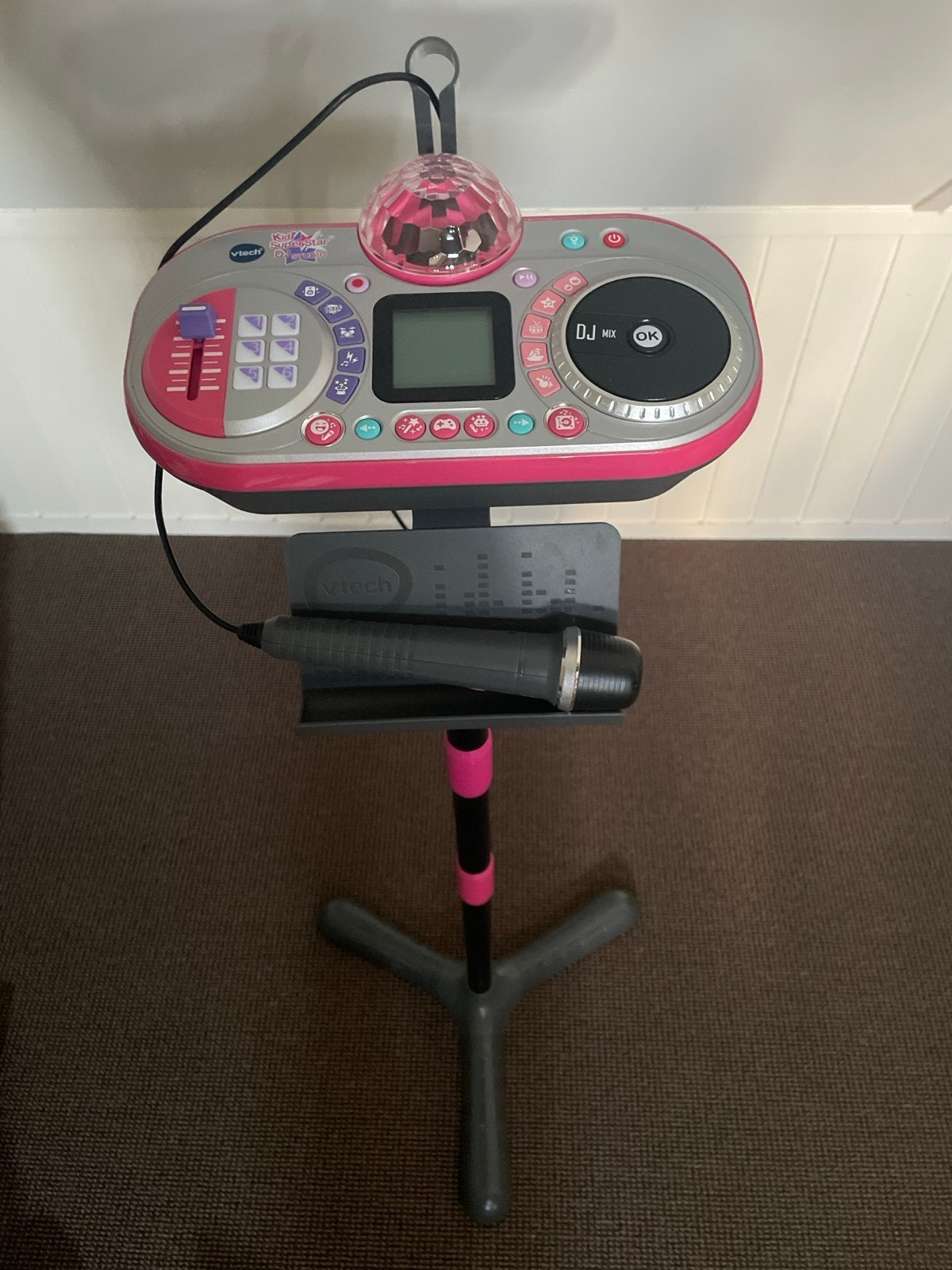 VTech Kidizoom DJ Mix Studio met microfoon en standaard, Ophalen of Verzenden, Gebruikt, Jongen of Meisje