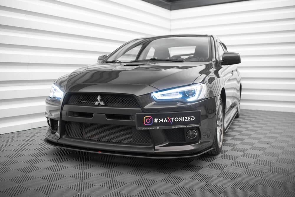 Race Voorlip sideskirt diffuser - Mitsubishi Evolution 10, Auto diversen, Tuning en Styling, Ophalen of Verzenden