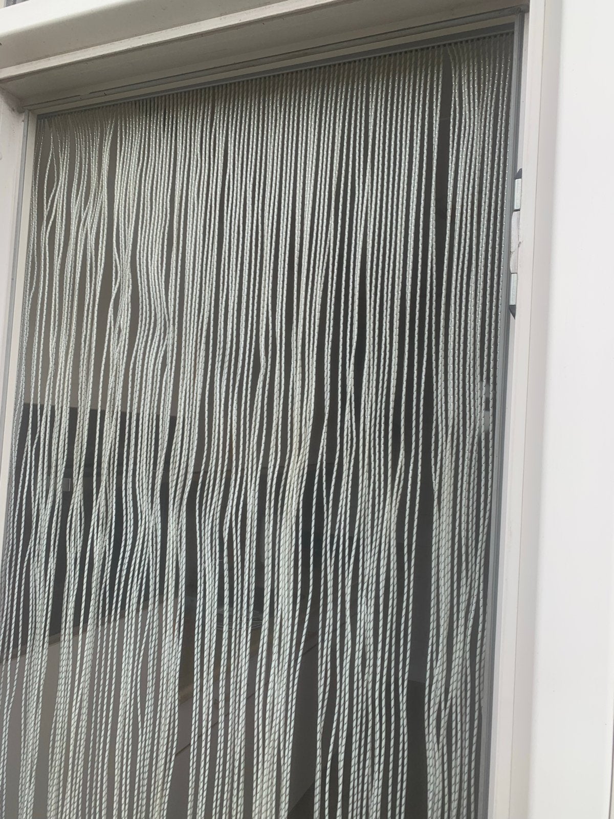 Vliegengordijn draadgordijn wit 90x200cm, Ophalen of Verzenden, Gebruikt, Wit, Vliegengordijn