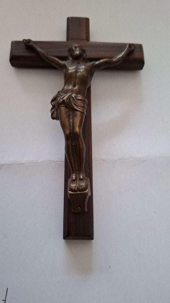 kruisje brons, Antiek en Kunst, Ophalen of Verzenden