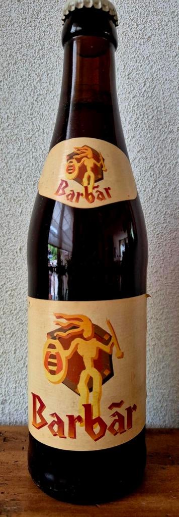 Fles BARBÃR speciaal blond honing bier 1998 br. Lefèbvre Que, Verzamelen, Ophalen of Verzenden, Zo goed als nieuw, Flesje(s), Overige merken