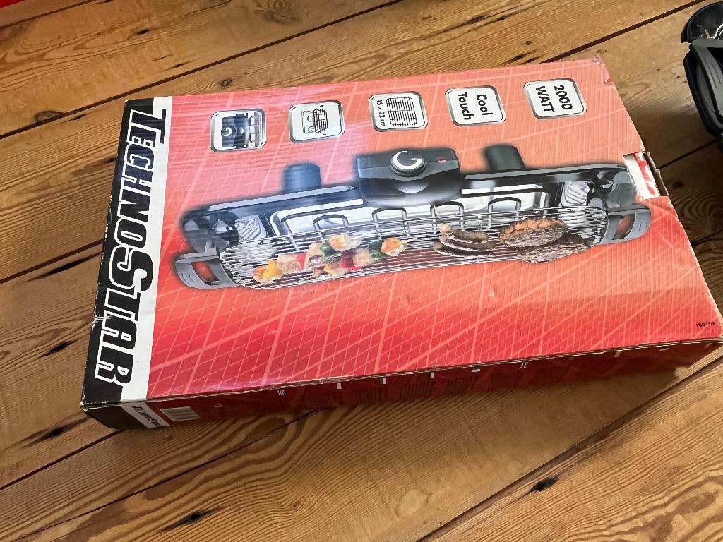 Tafelgrill elektrisch, Ophalen of Verzenden, Nieuw, Tafelgrill