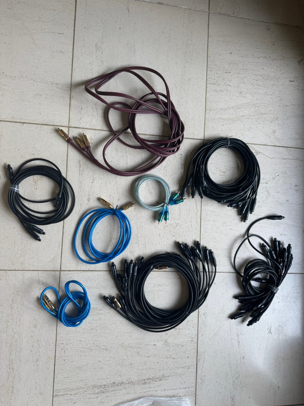 High end collection of Uhlbach cables, Ophalen of Verzenden, Zo goed als nieuw, Minder dan 2 meter, Optische kabel