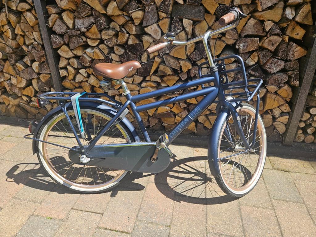 Cortina jongensfiets 24 inch -  Transporter stetk, Ophalen of Verzenden, Gebruikt, Overige merken, Versnellingen