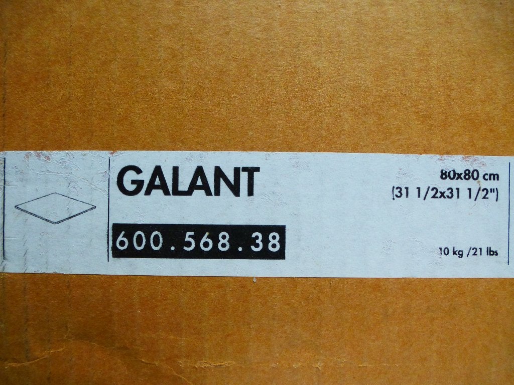 IKEA GALANT vierkant tafelblad / bureau-extensie | z.g.a.n., Ophalen, 50 tot 100 cm, Vierkant, 50 tot 100 cm