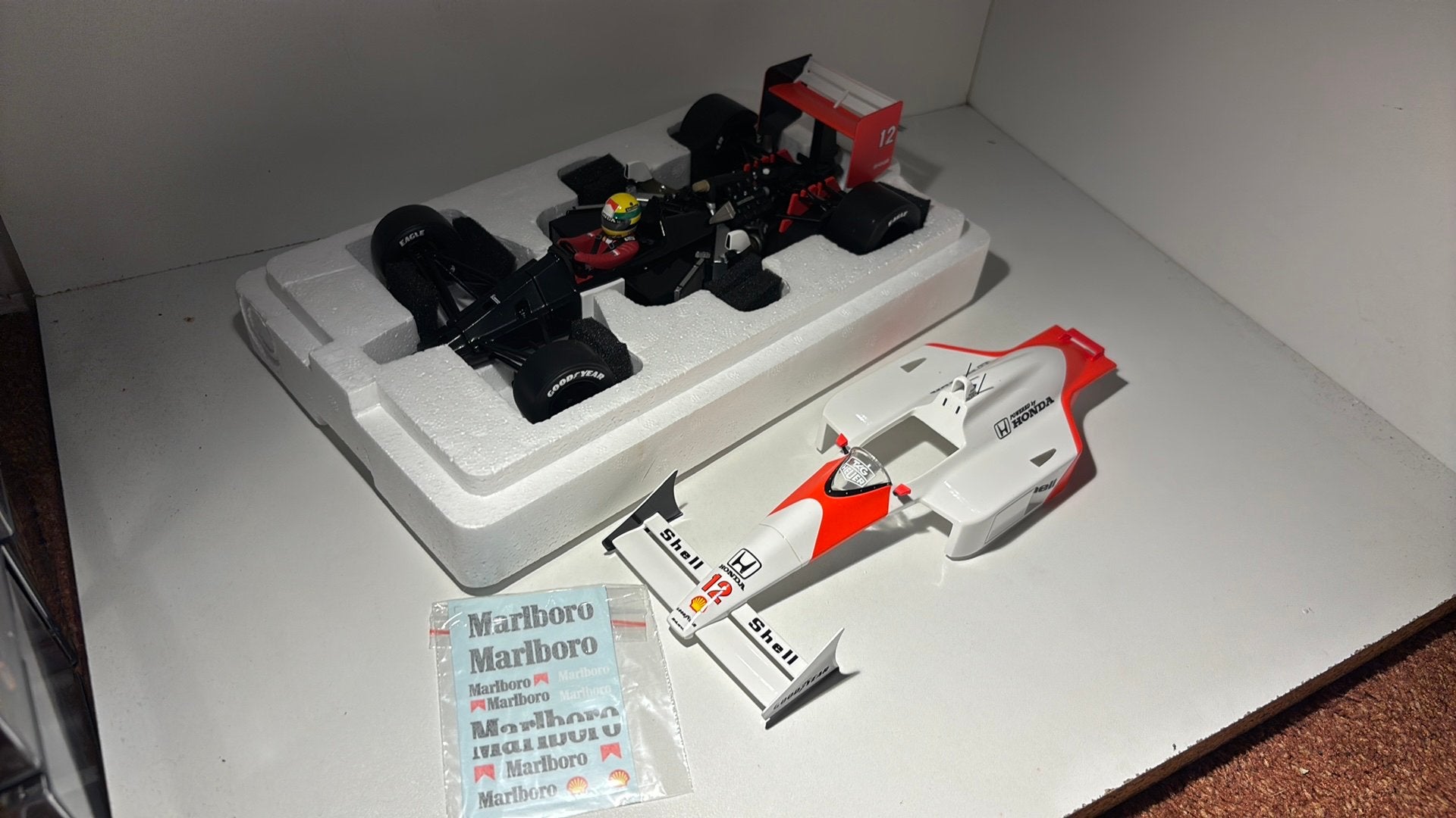 F1 honda mp4/4 premiumx 1.18, Overige merken, Ophalen of Verzenden, A, A