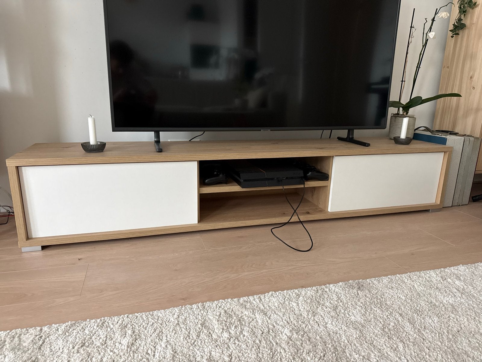 TV meubel Fortunato van Meubella, 150 tot 200 cm, Ophalen of Verzenden, Zo goed als nieuw, Minder dan 100 cm