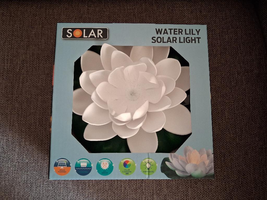 Water Lilly solar light, Zonne-energie, Kunststof, Minder dan 50 watt, Overige typen