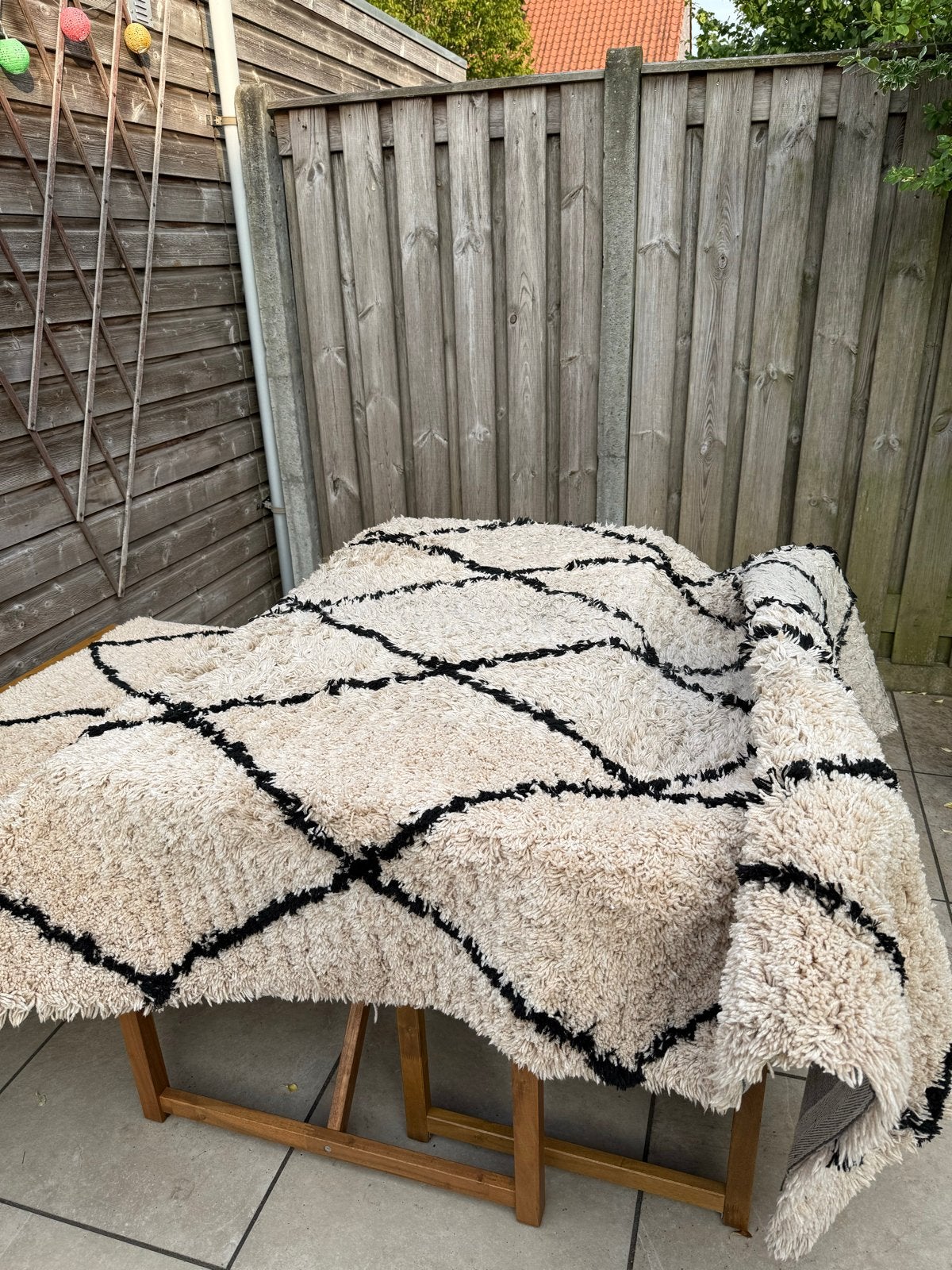 GRATIS vloerkleed 200x300cm - Gekocht in 2024, Ophalen, Gebruikt, 200 cm of meer, Crème