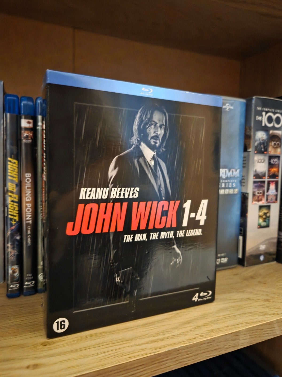 ✅ John Wick 1 - 4 (Blu-ray), Ophalen, Engels, Nederlands, Zo goed als nieuw