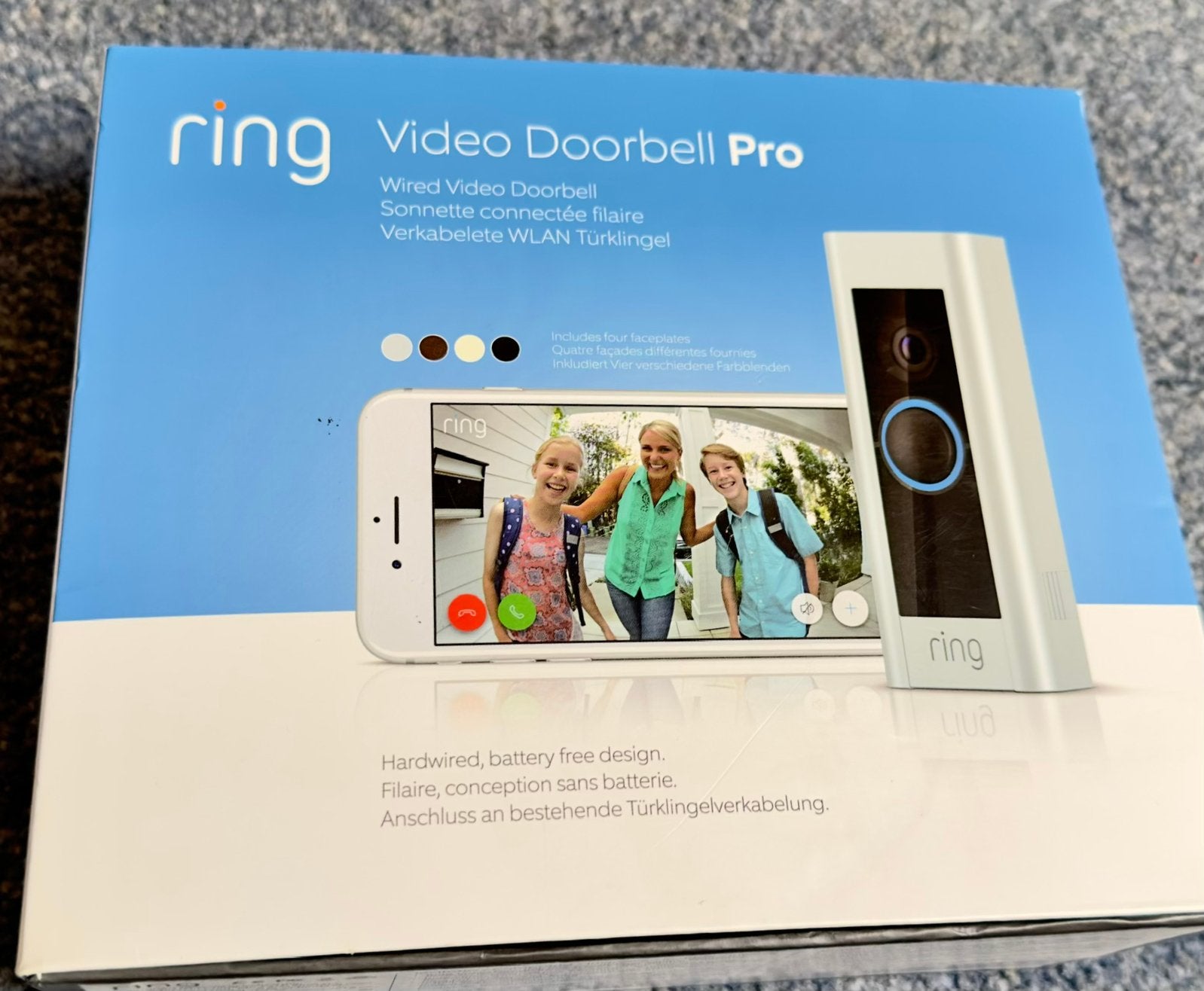 Ring Video Deurbel Pro bedraad in originele verpakking, Ophalen of Verzenden, Zo goed als nieuw