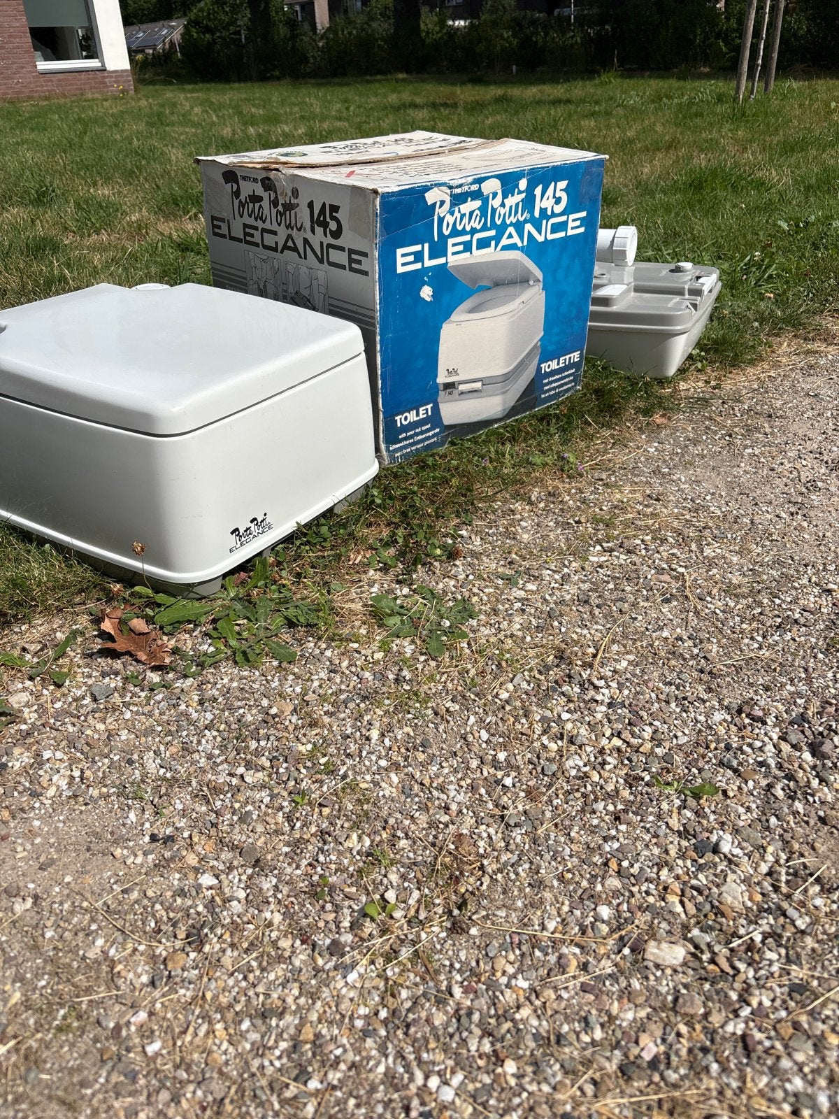 Porta Potti 145 Elegance draagbaar toilet, Ophalen, Gebruikt