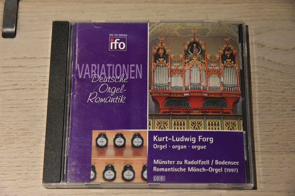 Cd Kurt-Ludwig Forg Duitse Orgel Romantiek, Ophalen of Verzenden, Barok, Zo goed als nieuw, Overige typen