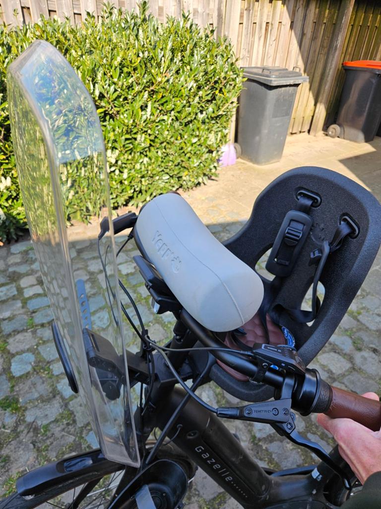 Thule Yepp Nexxt 2 fietsstoel (voor voorop), Fietsen en Brommers, Voorzitje, Ophalen of Verzenden, Thule Yepp, Gebruikt
