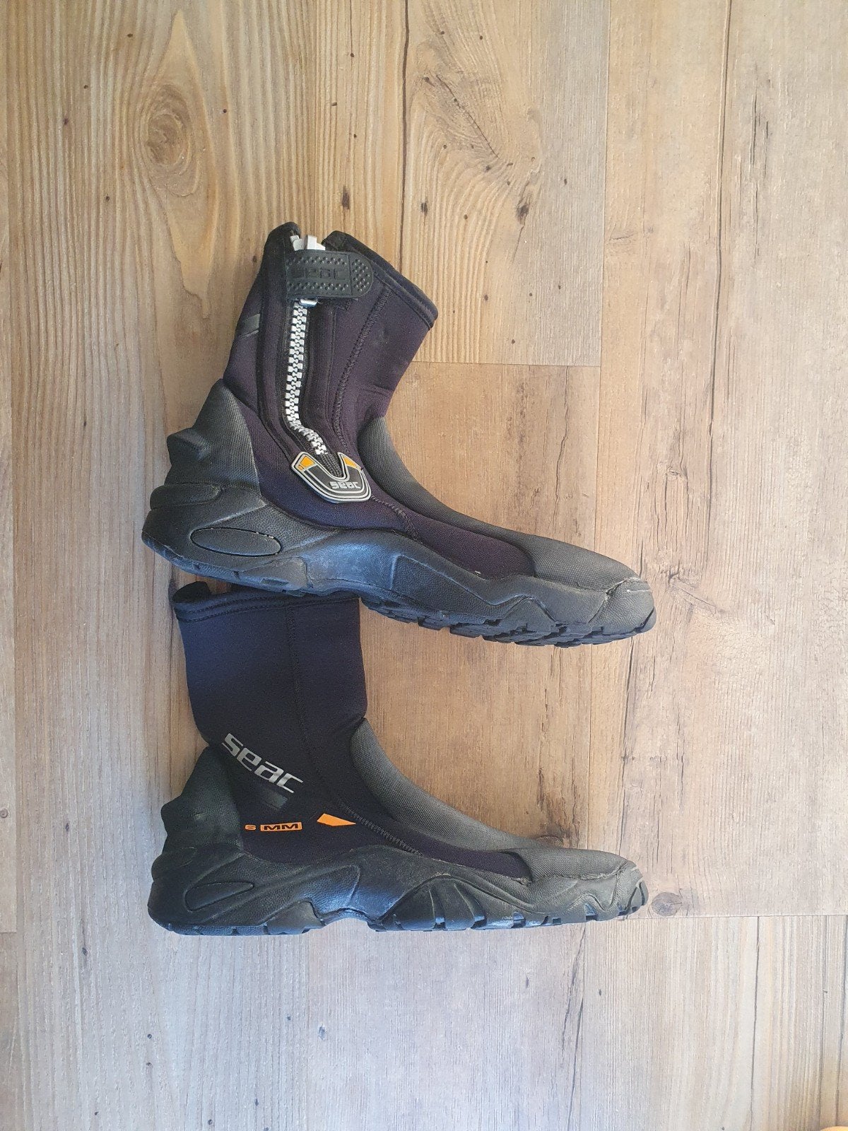Seac Sub 6MM duikschoenen maat L (42-43), Watersport en Boten, Watersportkleding, SEAC, Overige typen, Ophalen of Verzenden, Zo goed als nieuw