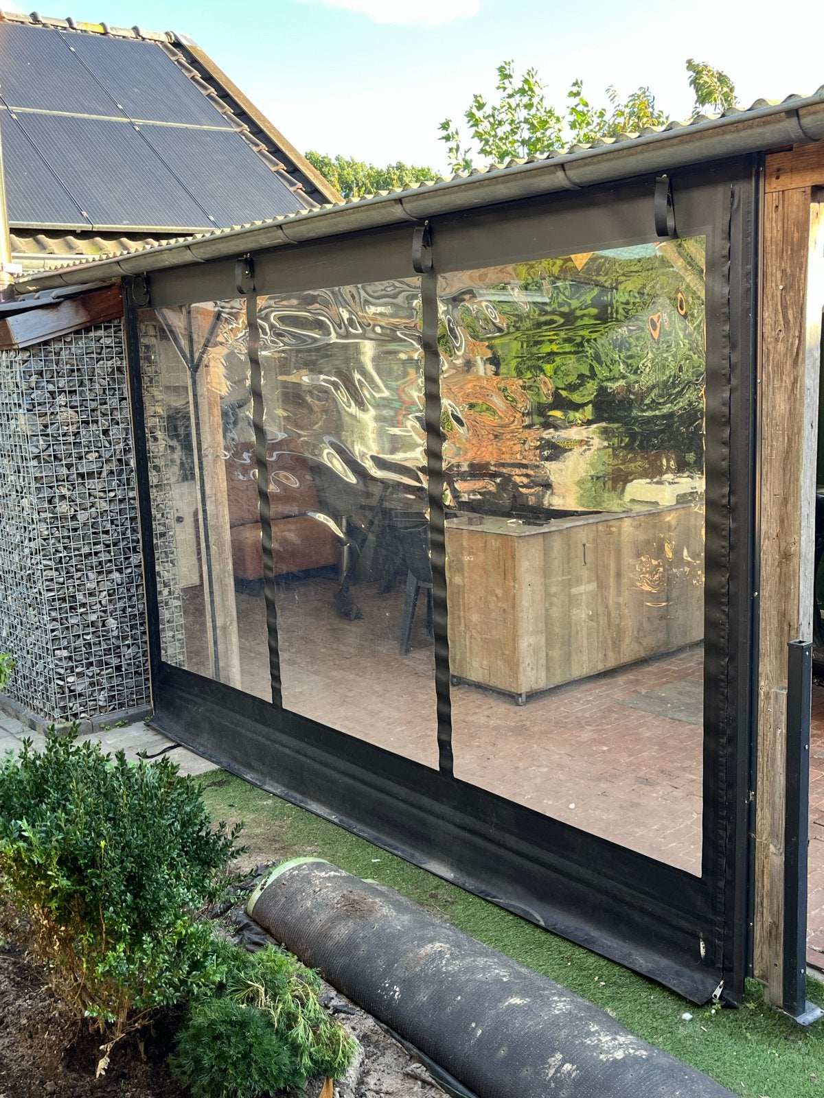 Verandazeil - Transparant en Duurzaam, Tuin en Terras, Ophalen, Gebruikt, Veranda