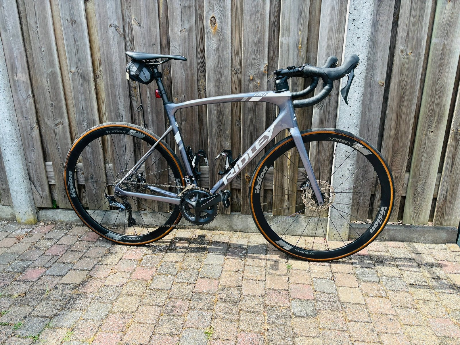 Ridley Fenix Disc full carbon, Carbon, Zo goed als nieuw, Meer dan 20 versnellingen, 53 tot 57 cm