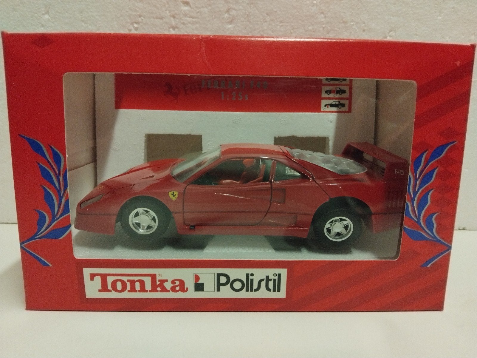 Ferrari F40 rood new old stock Tonka Polistil 1:24 KRD, Hobby en Vrije tijd, Ophalen of Verzenden, Zo goed als nieuw, Auto, Overige merken