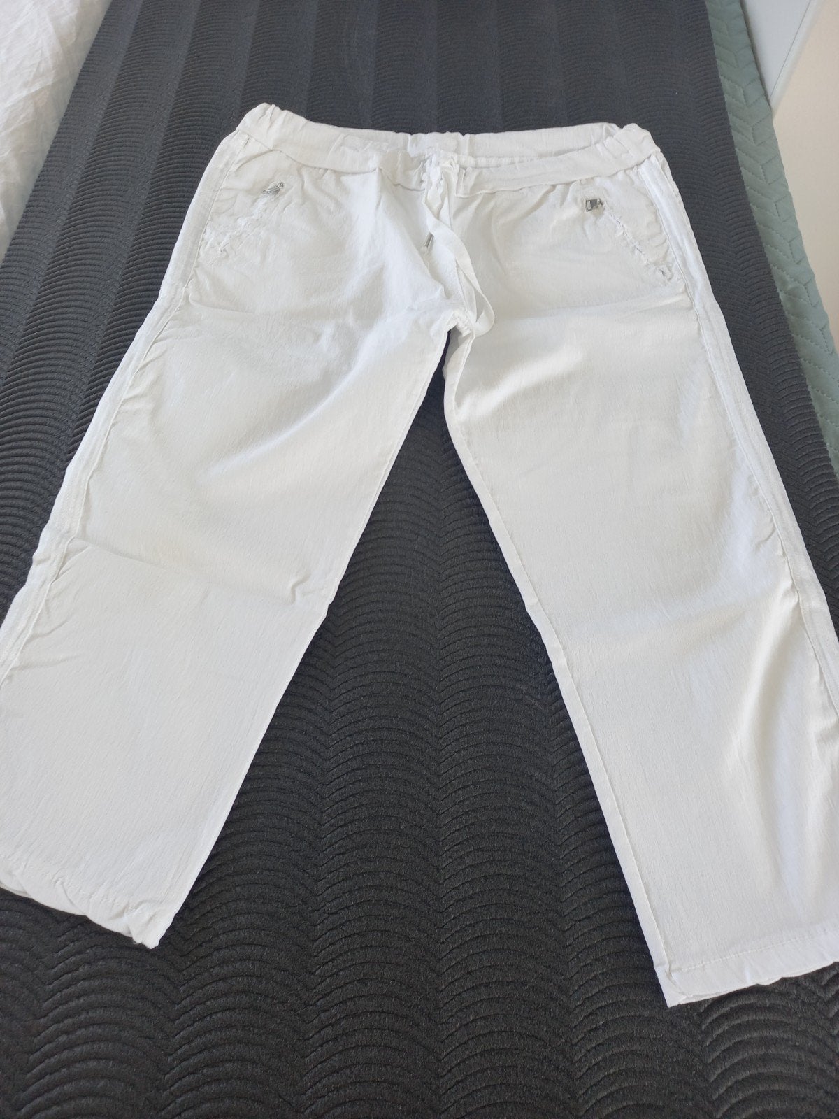 Broek van Made in Italy maat XXL, Made in Italy, Wit, Maat 46/48 (XL) of groter, Ophalen of Verzenden