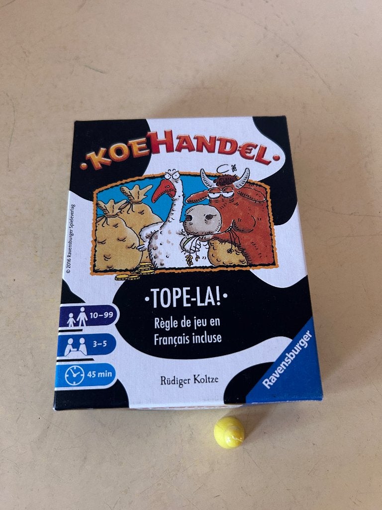 Koehandel Kaartspel Ravensburger - Tactisch Bluffen (ZGAN), Vijf spelers of meer, Ophalen of Verzenden, Zo goed als nieuw, Ravensburger