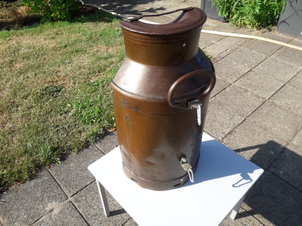 Melkbus lamp, Ophalen, Gebruikt, Vintage, Meerkleurig