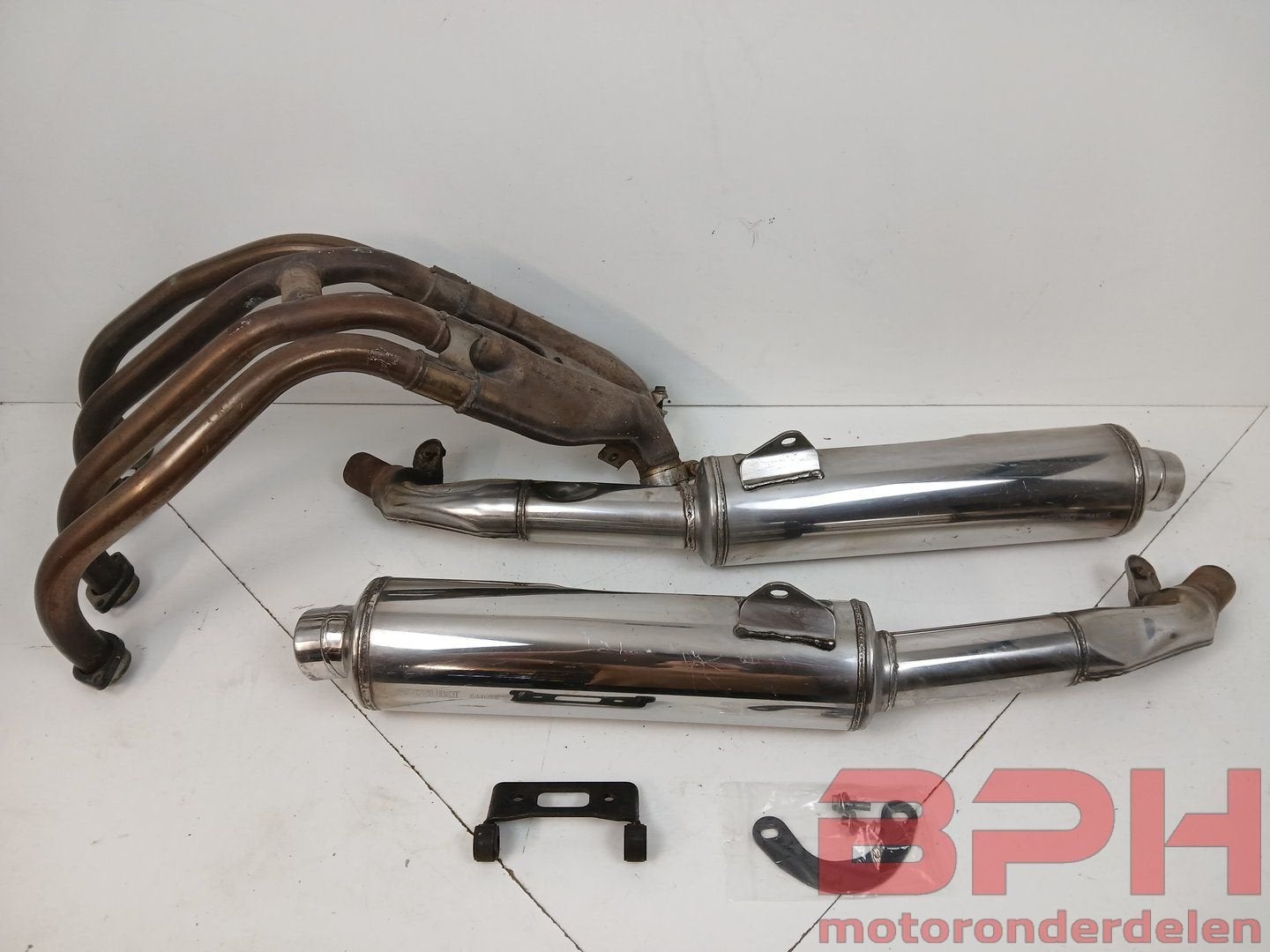 Originele uitlaat Suzuki GSX-R 1100 1989 t/m 1992 demper dem, Motoren, Onderdelen | Suzuki, Gebruikt, -, -, Ophalen of Verzenden