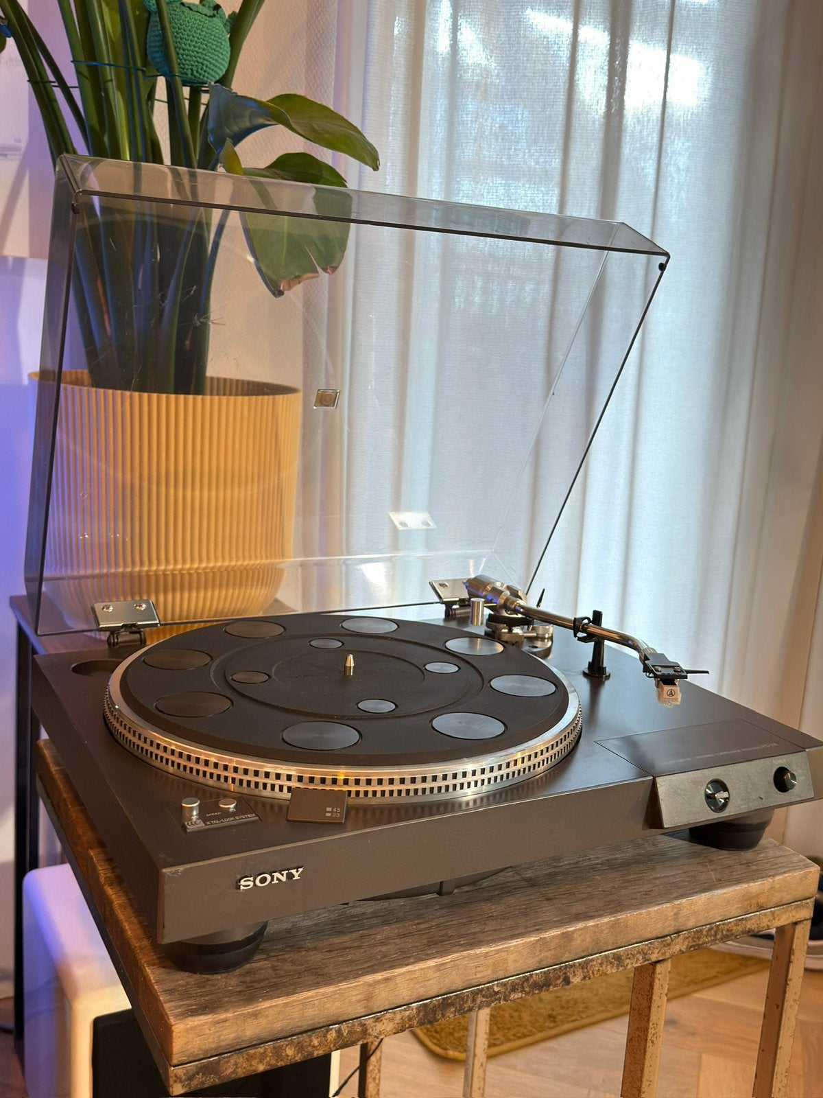 Vintage Sony PS-X4 half automatische platenspeler, Ophalen of Verzenden, Zo goed als nieuw, Sony, Automatisch