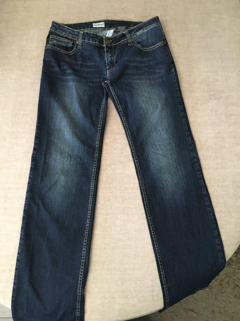 Mooie gedragen zwarte Dames SpijkerBroek CH mt.42, Kleding | Dames, Verzenden, Gedragen, Zwart, W33 - W36 (confectie 42/44)