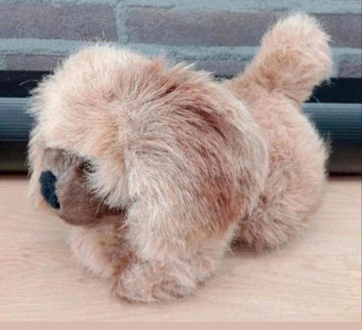 Mooie pluche hond sigikid vintage         nr7, Ophalen, Zo goed als nieuw, Hond of Kat, Beeldje of Figuurtje