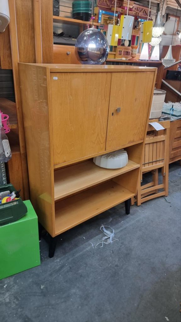 Vintage wandkast jaren 60, Ophalen, Gebruikt, ,, ,