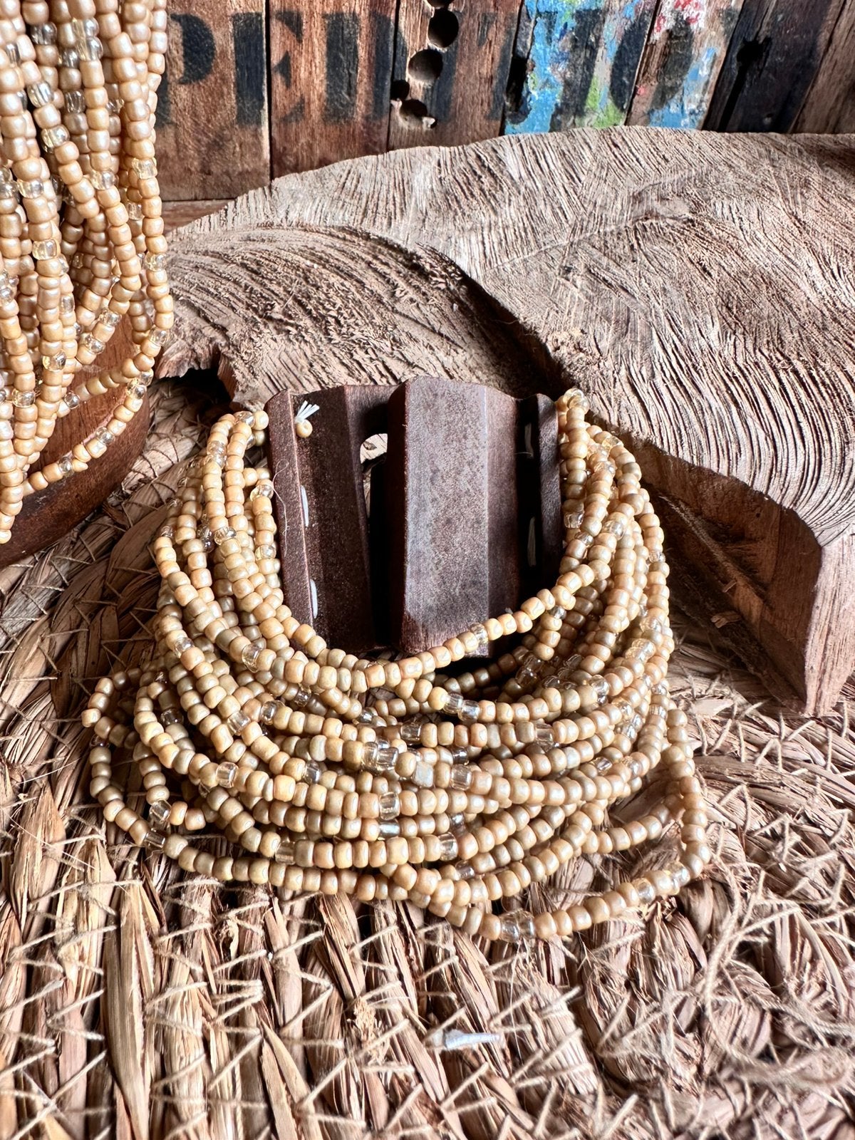 Boho sieraden set / halsketting - armband / beachwear /nieuw, Sieraden, Tassen en Uiterlijk, Ophalen of Verzenden, Nieuw, Overige materialen