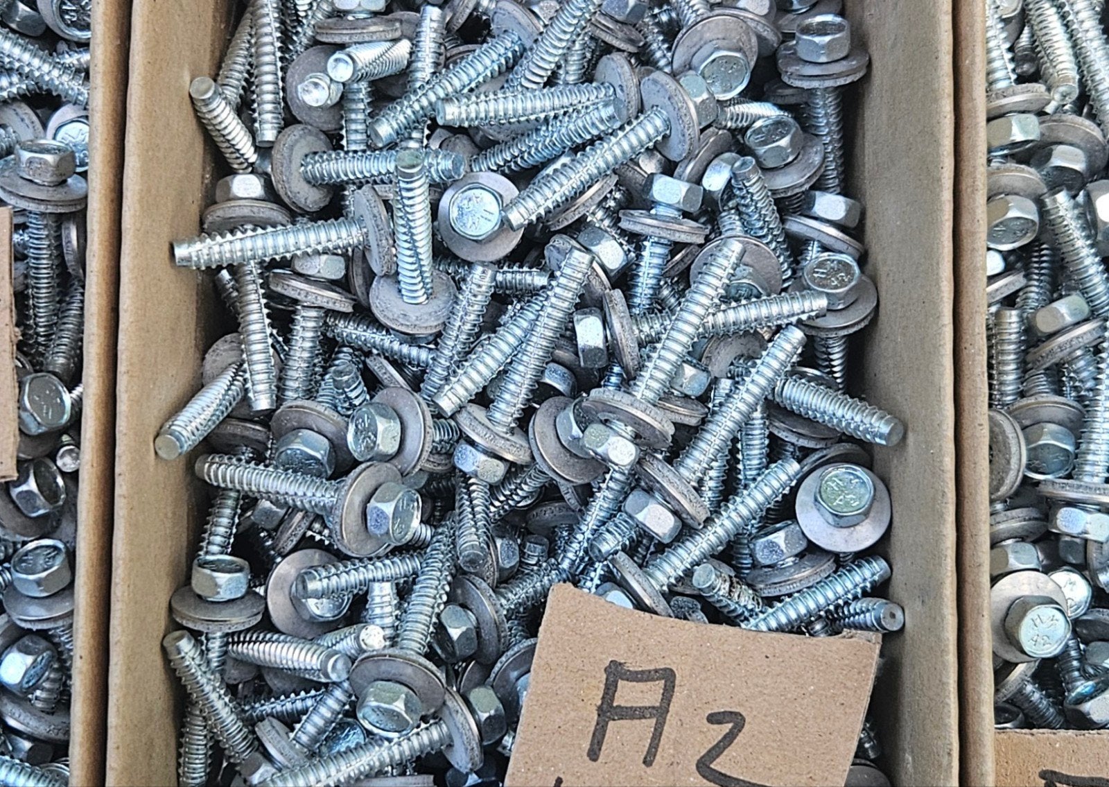 RVS A2 Gevelschroeven 38x6,5 mm met EPDM afdichtring – Zeska, Schroeven, Nieuw, Ophalen of Verzenden, Minder dan 50 mm