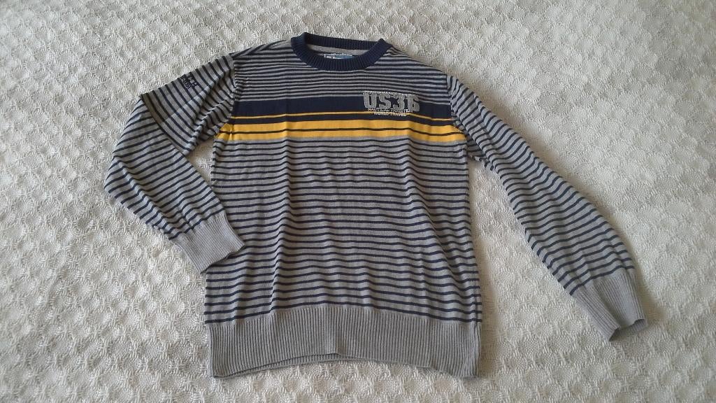sportieve grijze trui Mitch Nautic maat M, Ophalen, Mitch Nautic, Maat 48/50 (M), Zo goed als nieuw