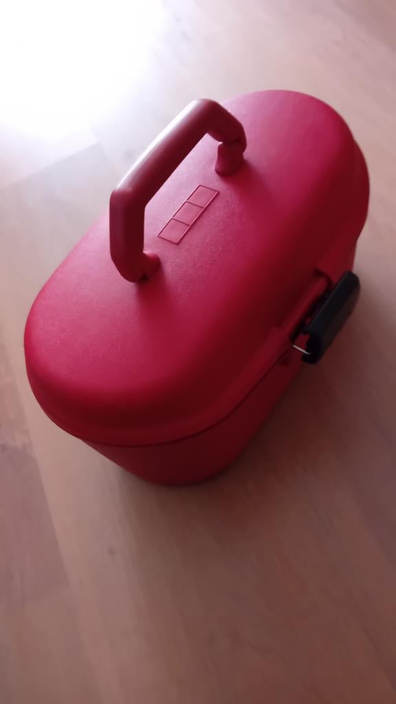 Samsonite Beautycase Red met cijferslot, Ophalen of Verzenden, Zo goed als nieuw, Rood, Met slot