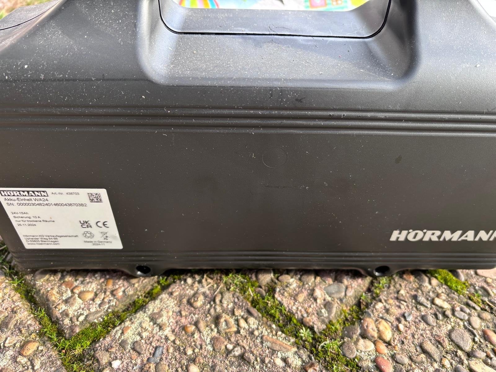 Hormann elektrische garagepoort opener op accu (bijna nieuw), Ophalen, Zo goed als nieuw, Overige merken, Overige typen