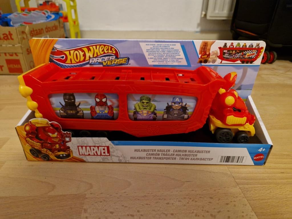 Hot Wheels RacerVerse Marvel Hulkbuster Hauler, Ophalen of Verzenden, Nieuw