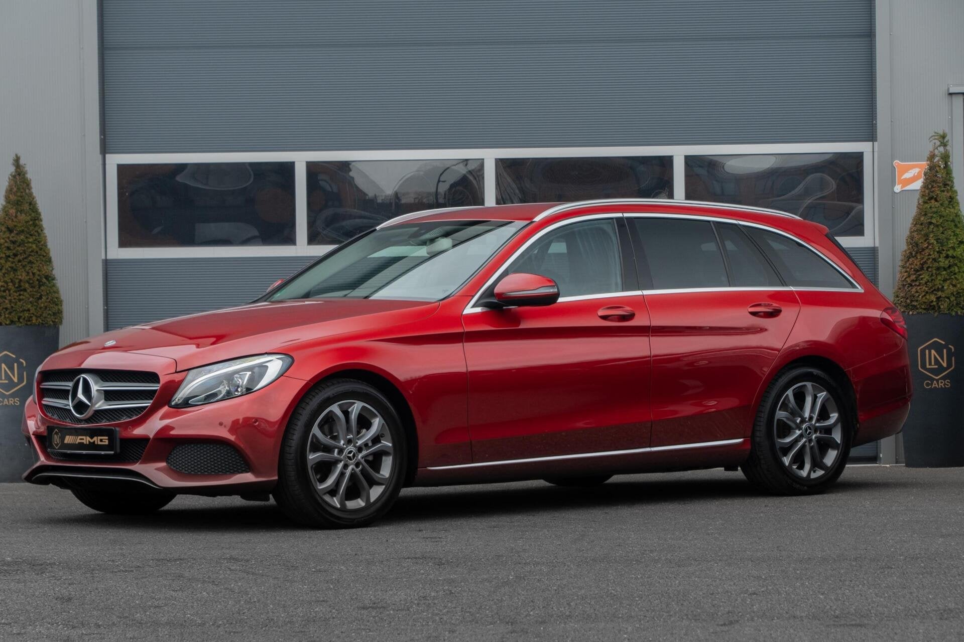 Mercedes C-klasse Estate 180 Business Solution | Trekhaak, Auto's, Mercedes-Benz, Automaat, Achterwielaandrijving, Met garantie (alle)
