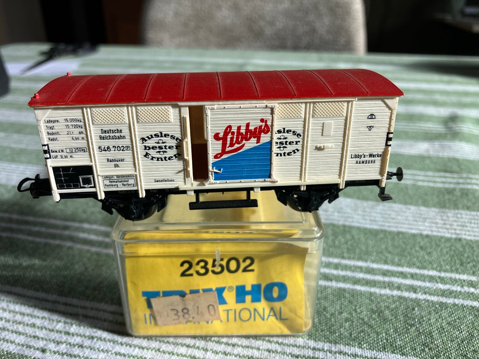 Trix H0 23502 Libby's gesloten goederenwagen, Gebruikt, Gelijkstroom, Trix, Wagon