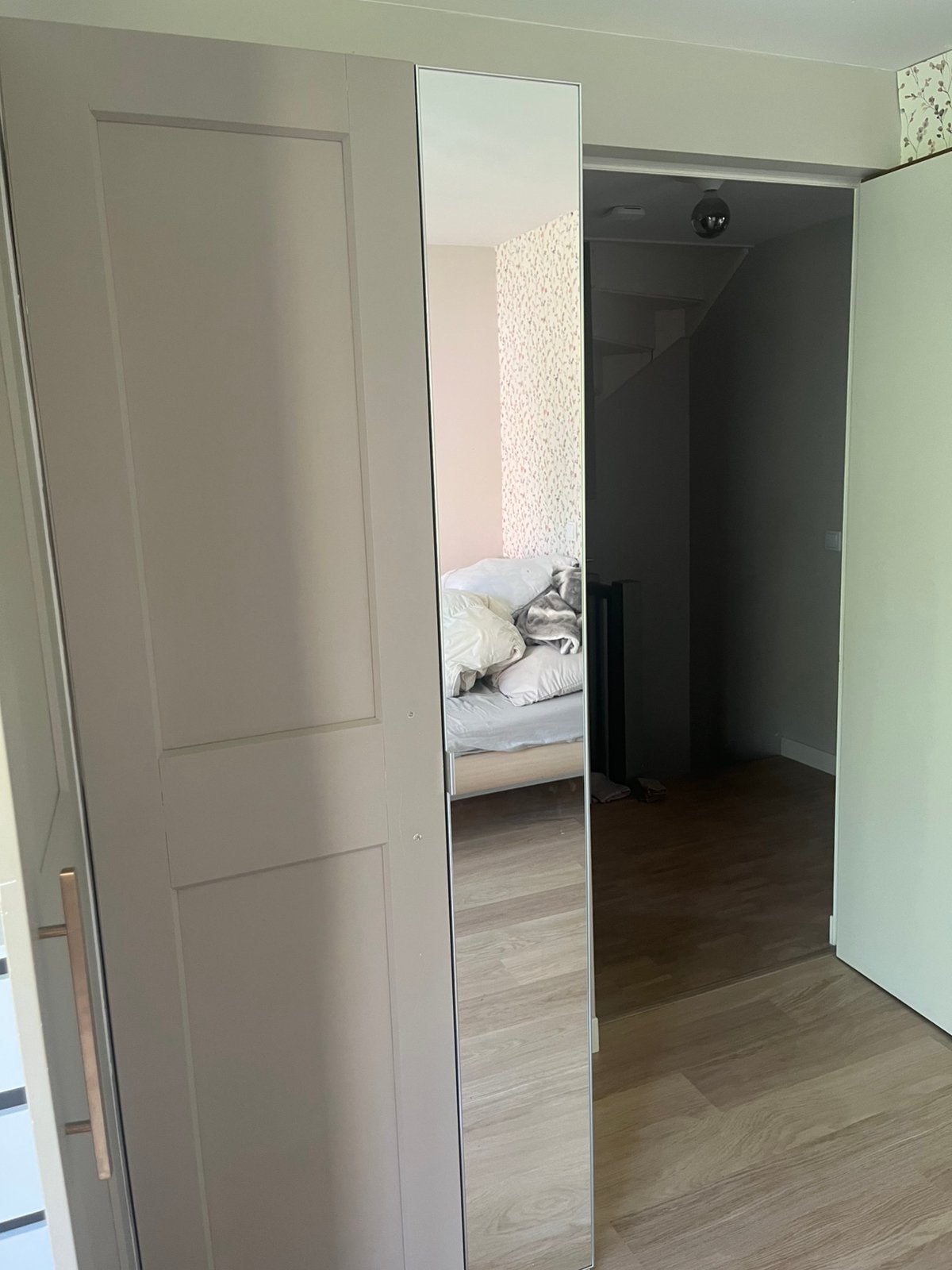 Spiegeldeur 25cm IKEA PAX, Ophalen, 200 cm of meer, 50 tot 100 cm, Zo goed als nieuw