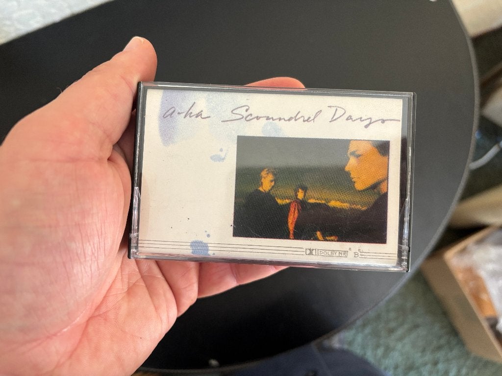 A-HA - Scoundrel Days - 1986 - Joegoslavië, Gebruikt, 1 bandje, Ophalen of Verzenden, Origineel