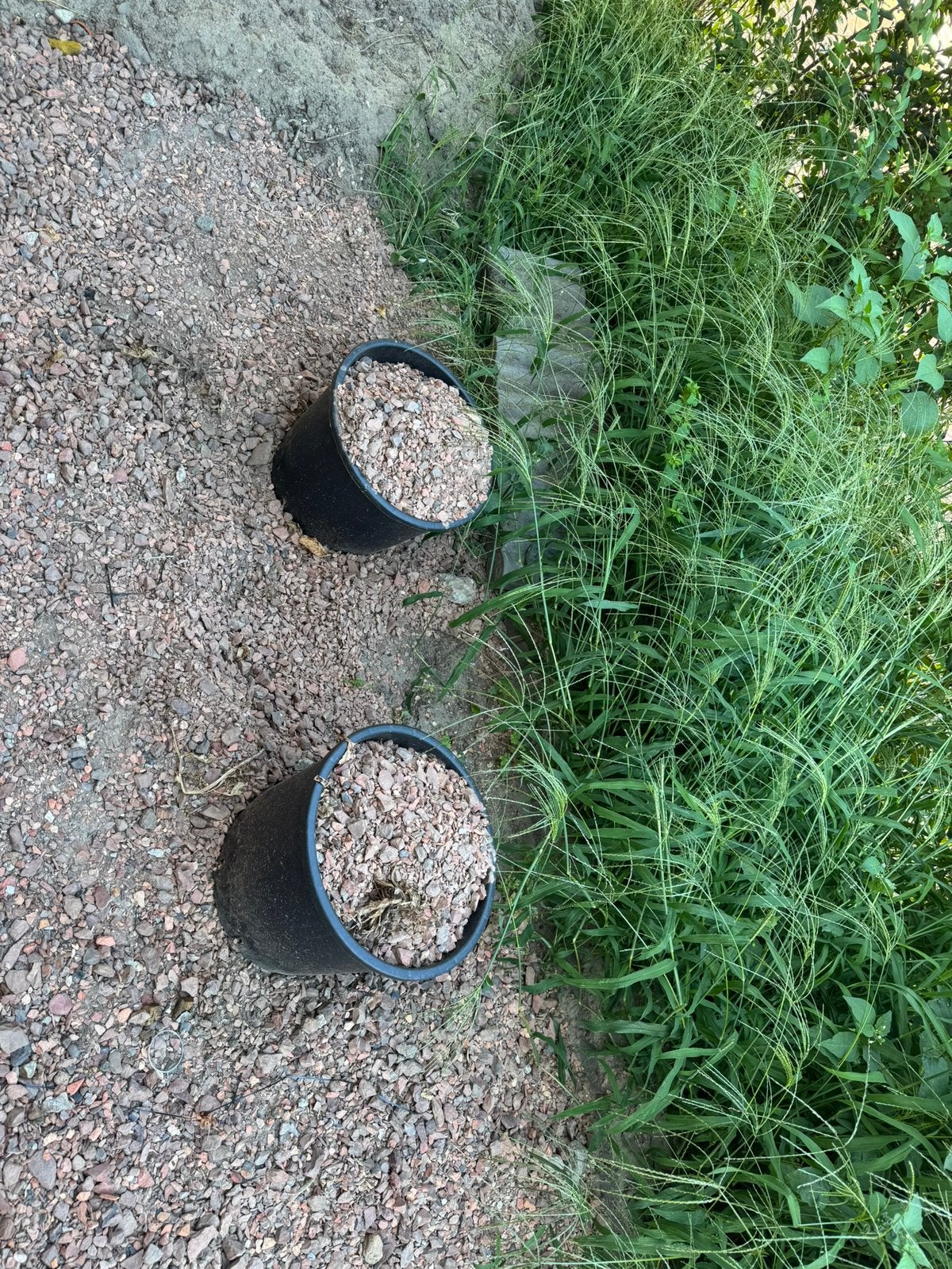 Split - gratis afhalen, Tuin en Terras, Grind, Keien en Split, Ophalen, Gebruikt, Split, Basalt
