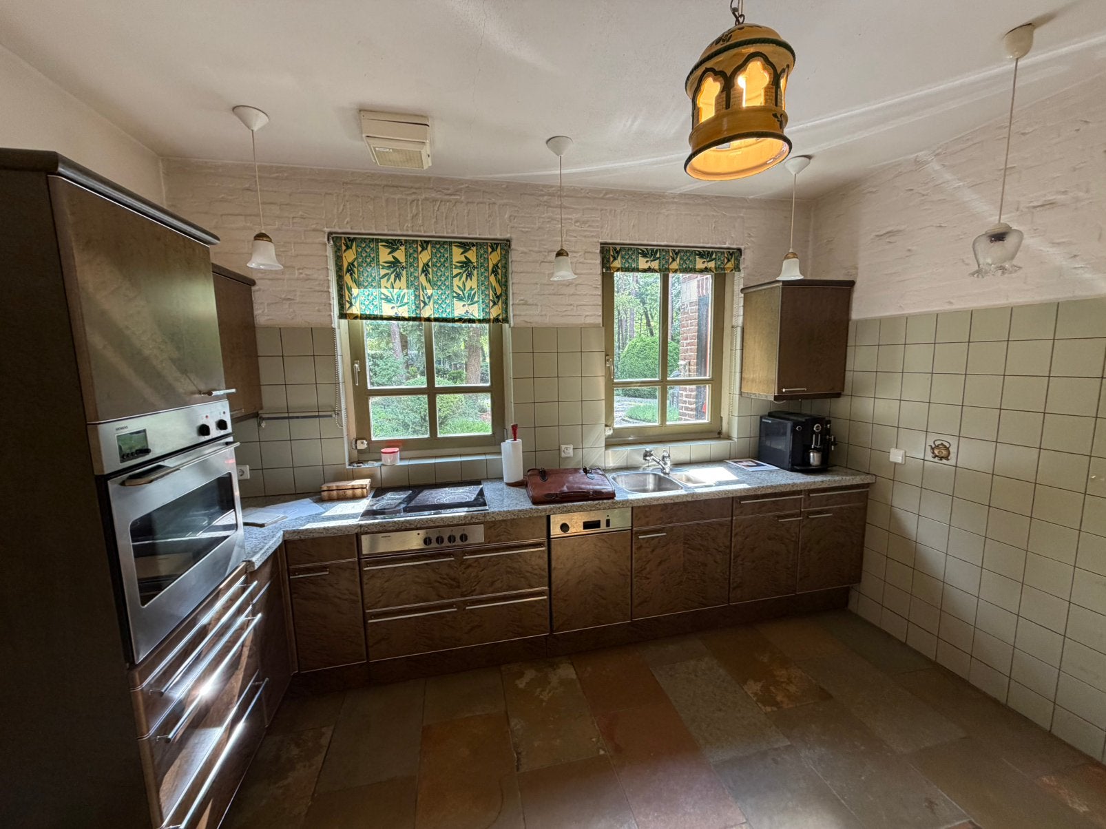 Complete Poggenpohl keuken met granieten bladen, op te halen, Ophalen, Gebruikt, Graniet of Steen, Hoekkeuken