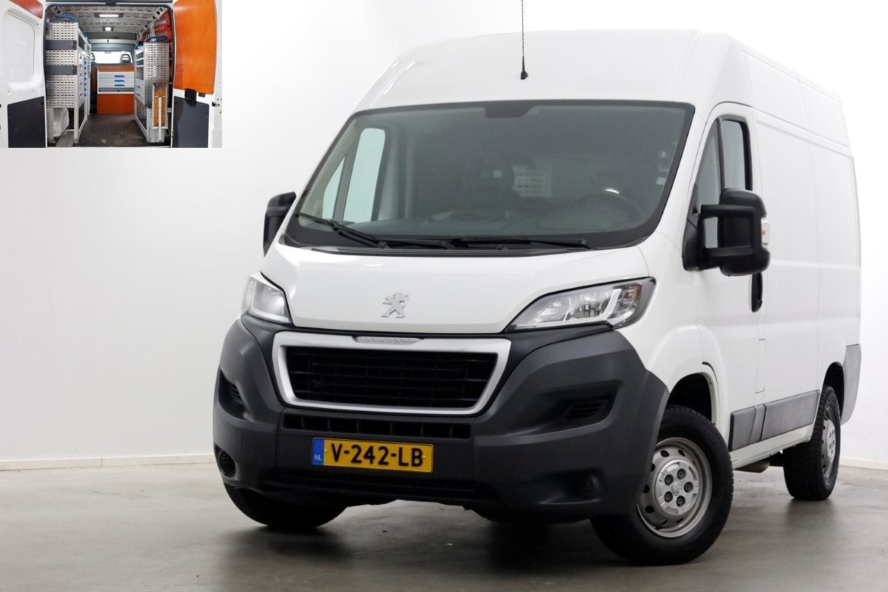 Peugeot Boxer 2.0 BlueHDI 130pk E6 L1H2 Premium Navi/Camera/, Voorwielaandrijving, Dealer onderhouden, Gebruikt, Euro 6