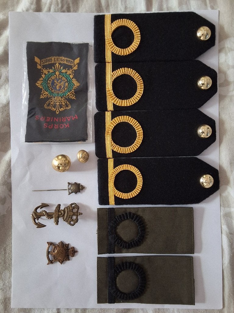 Korps mariniers., Ophalen of Verzenden, Marine, Nederland, Embleem of Badge