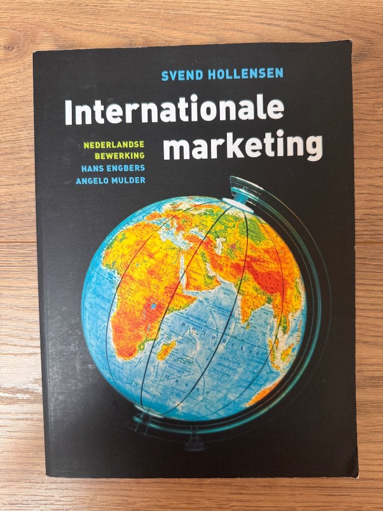 Internationale Marketing - Svend Hollensen (HBO/WO), Svend Hollensen, Hans Engbers, Angelo Mulder, Zo goed als nieuw, Gamma, HBO