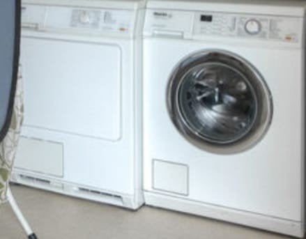 Miele wasmachine en droger set, Ophalen, Condens, 85 tot 90 cm