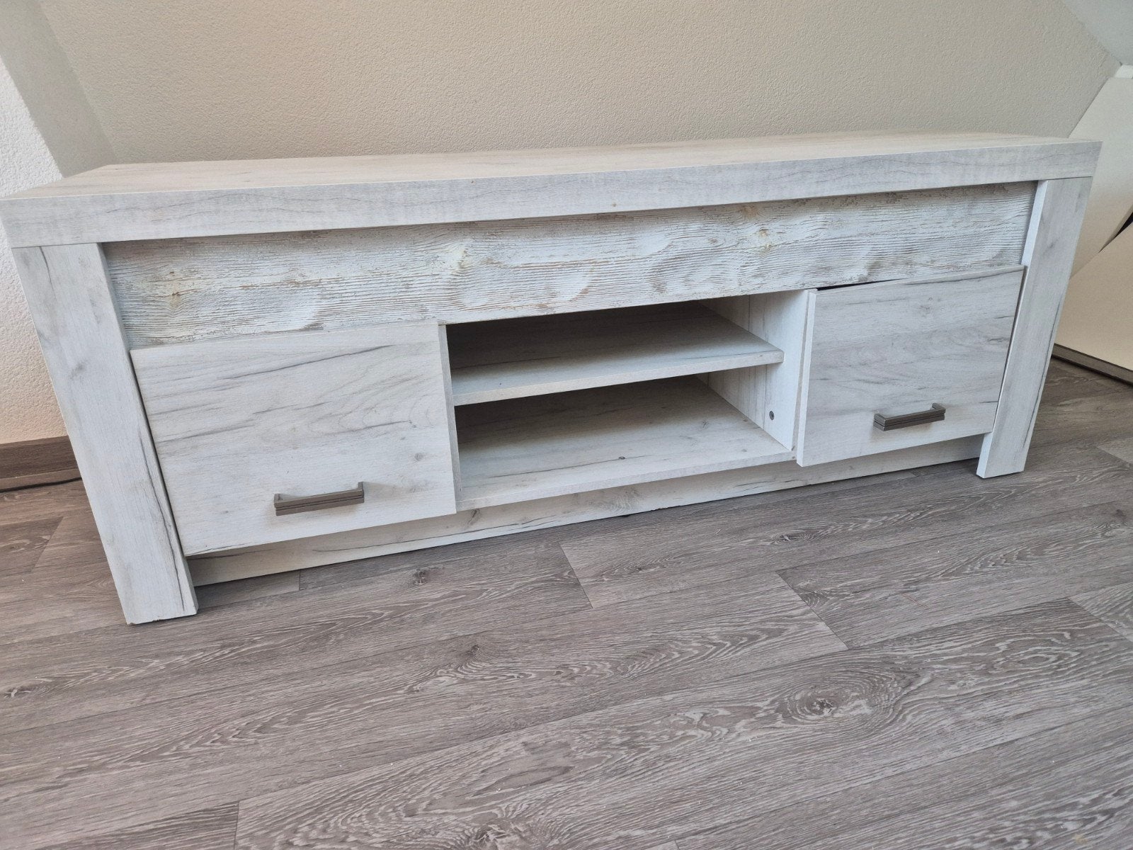 Stijlvol TV-meubel met opbergruimte, Ophalen, Gebruikt, 100 tot 150 cm, Modern, Scandinavisch