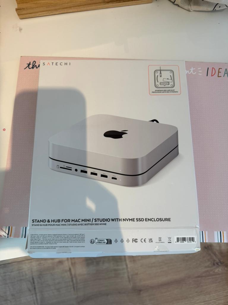 Satechi Mac mini dock incl. M2 SSD adapter, Computers en Software, Dockingstations, Ophalen of Verzenden, Zo goed als nieuw, Docking station